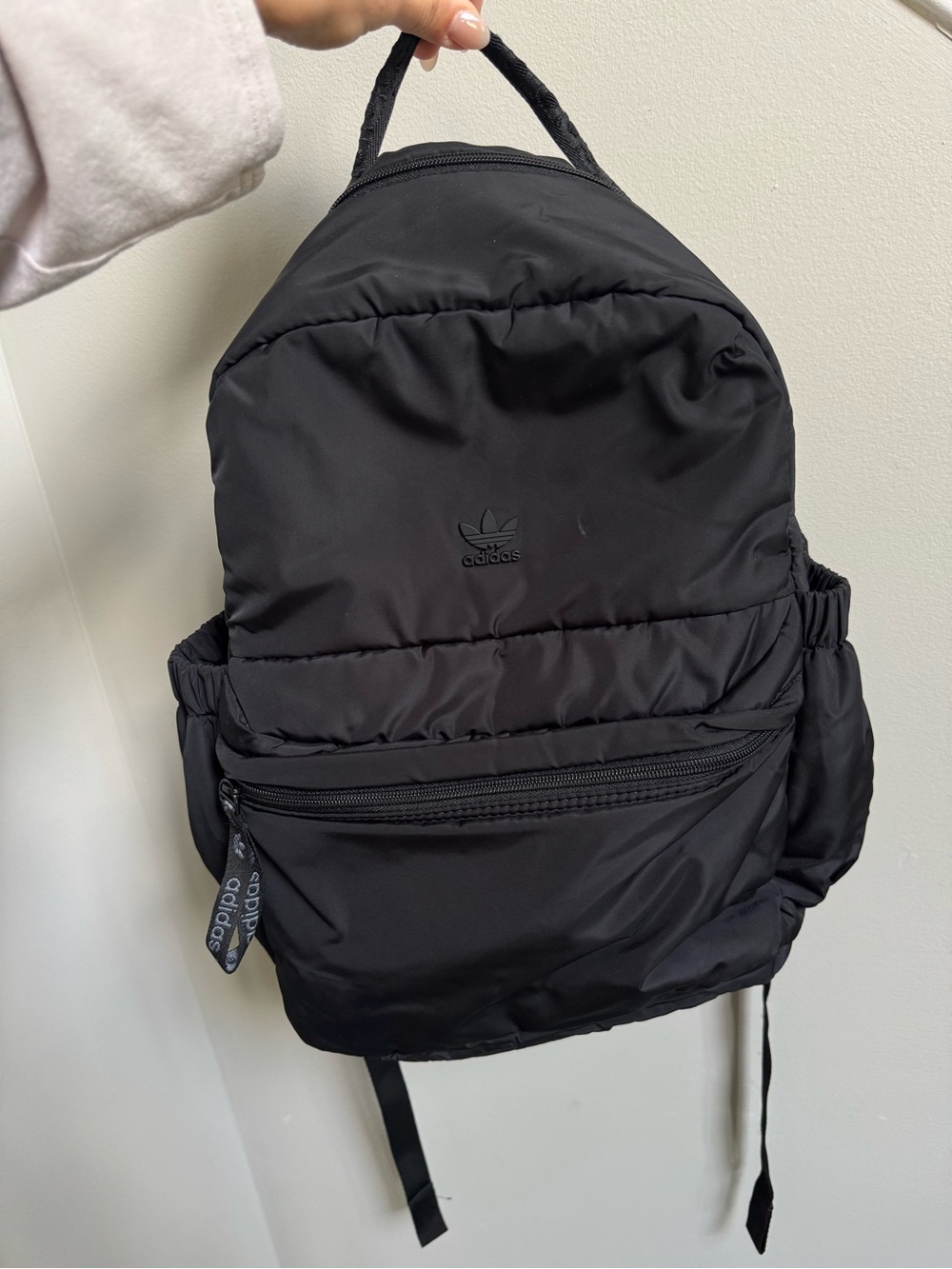 adidas Black Quilted Backpack
